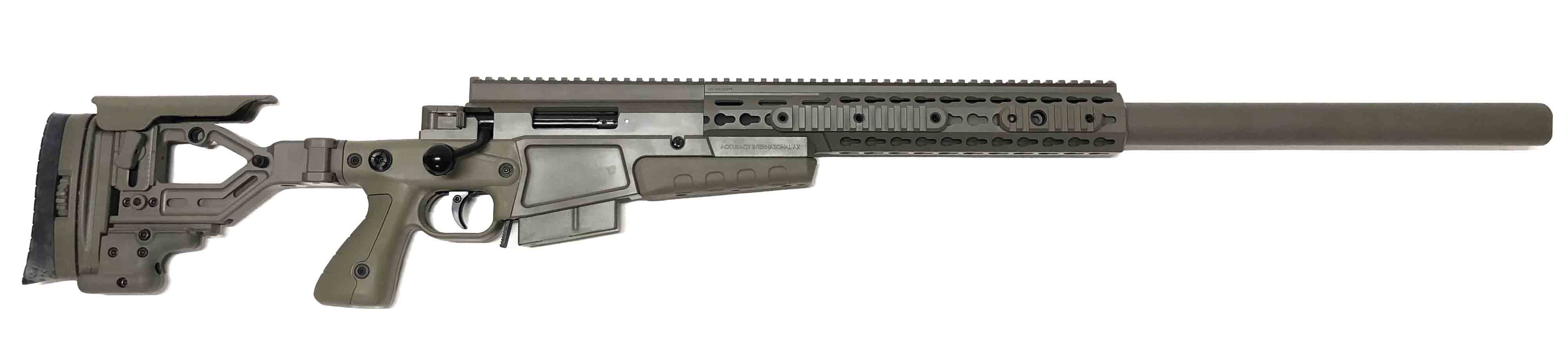 AI AX 308 16" fully suppressed Elite Sand Folding stock|