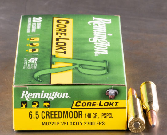Remington 6.5 CM 140gr Core Lokt Pointed soft point Box of 20|R65CR1