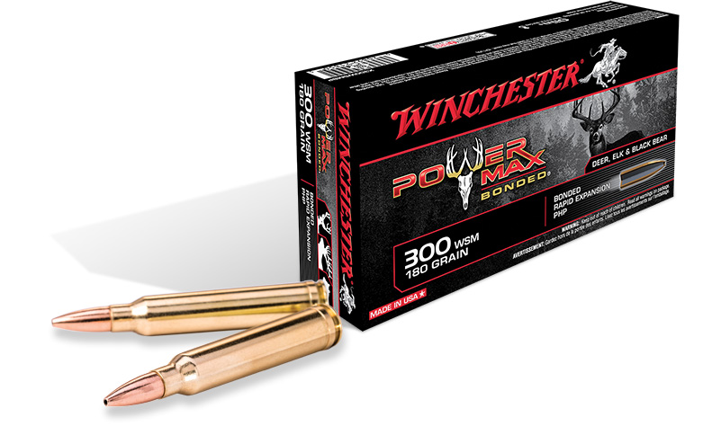 Winchester 300 WSM 180gr Power Max bonded Box of 20|X300WSMBP
