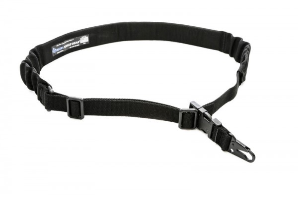 Blue Force Gear UDC Padded Bungee One Point Sling with HK Sling Snap Hook Adapter Black|UDC-200-BG-HK-BK