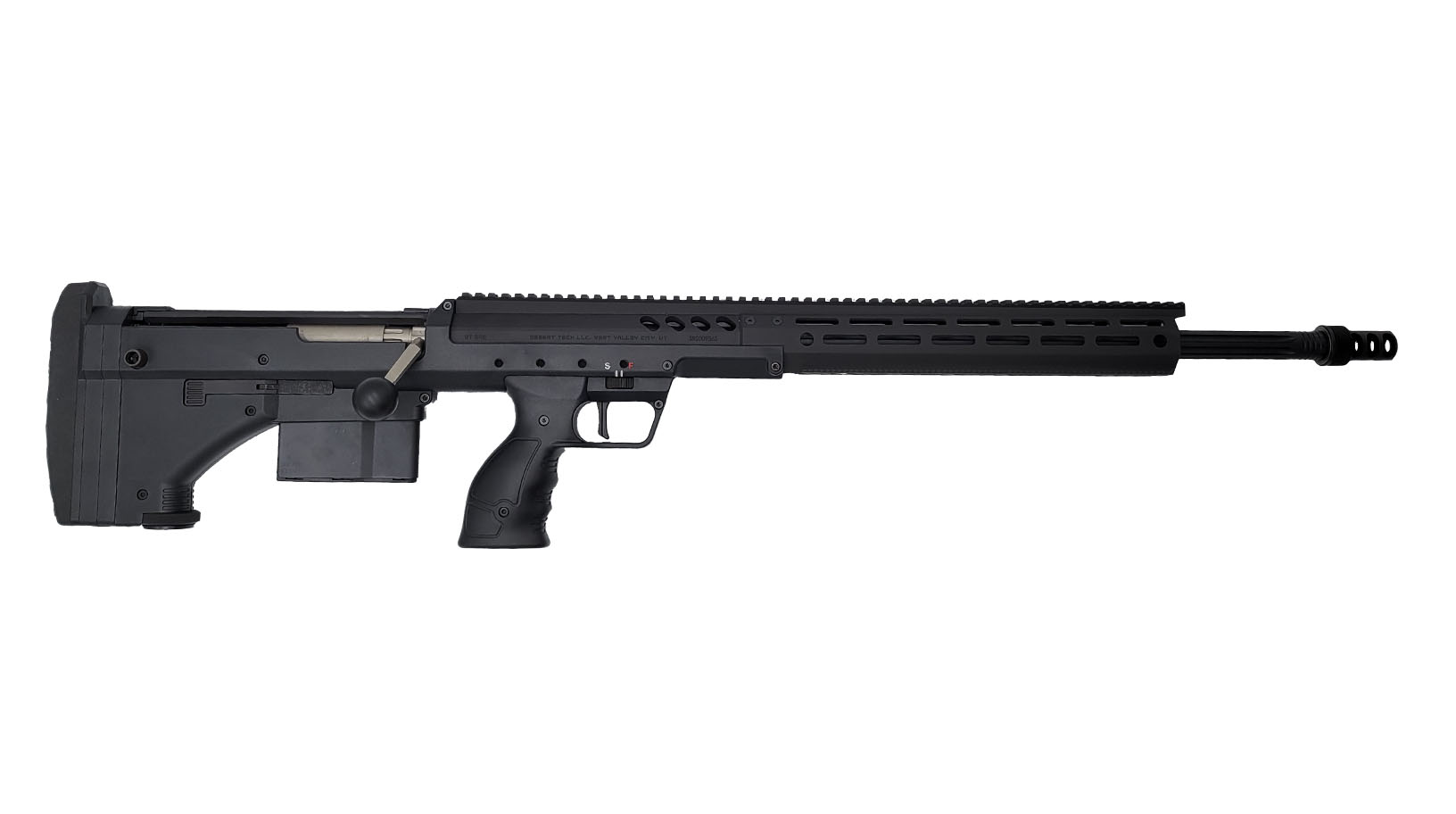 Desert Tech SRS A2 Rifle Standard .338LM 26" Black 5Rd|SRS-RF-M-G26R-BB