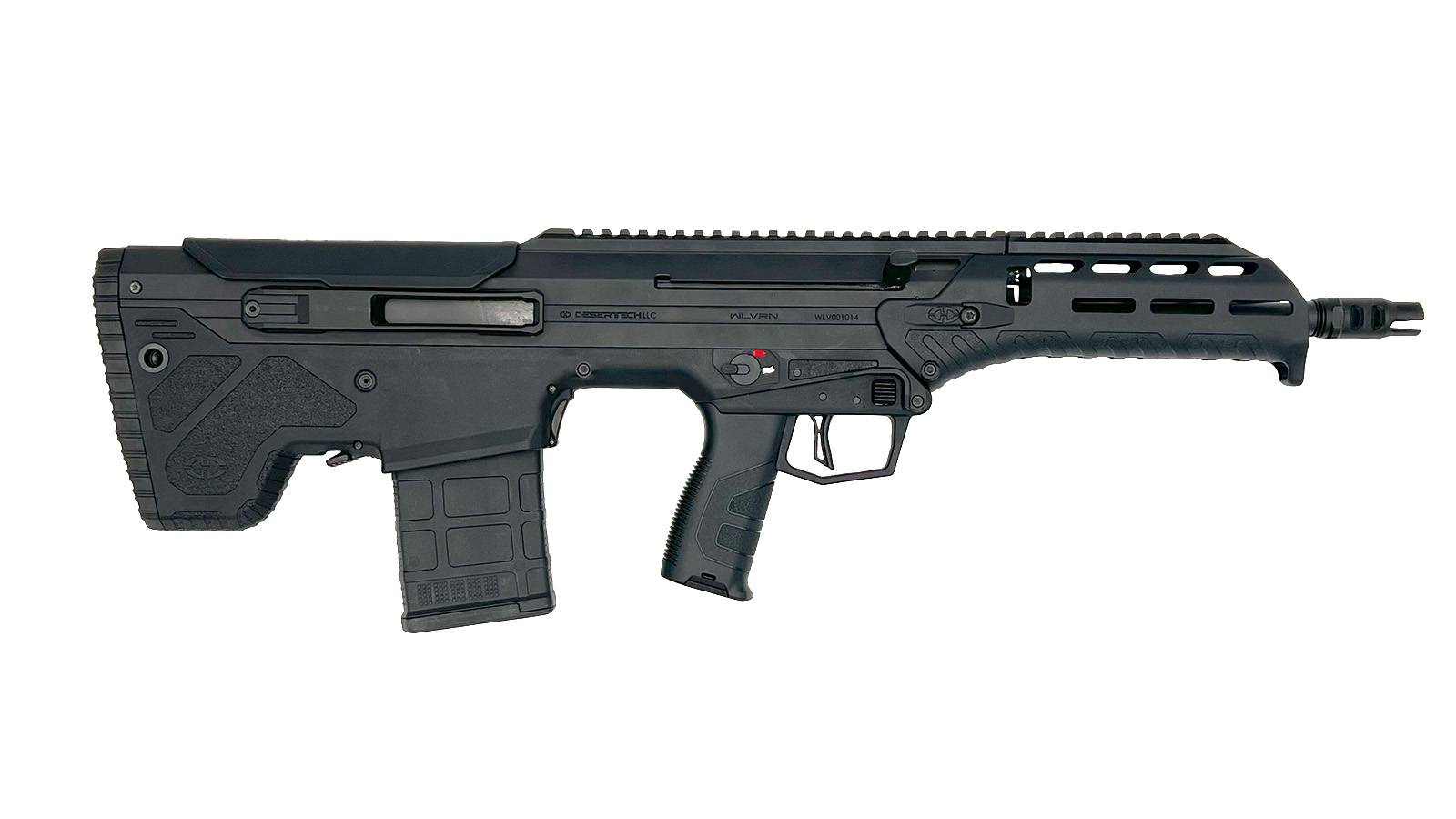 Desert Tech WLVRN Rifle, 7.62NATO 16" 20Rd Black|WLV-RF-A1620-B