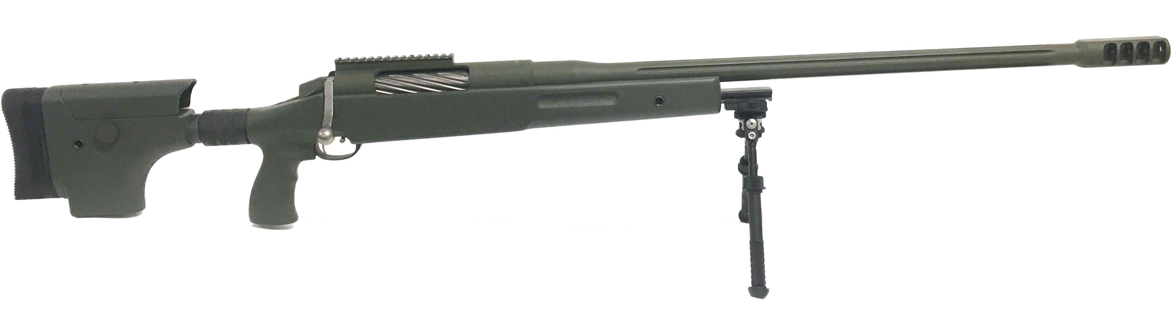 McMillan TAC416 29" Navy Fluted Threaded, Olive Drab,  Jewell trigger. 1 mag 5rd, 1 case|