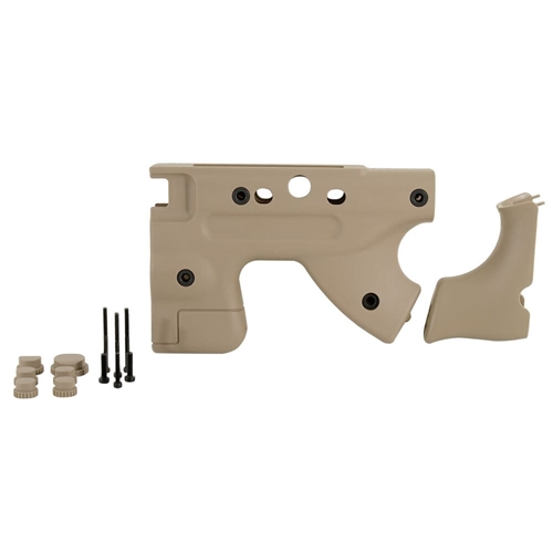 Accuracy International THUMBHOLE GRIP UPGRADE KIT, FOLDING,  (thumbhole backstrap, and rear end mouldings plus screws ) to fit NEW style stocksides  only Dark Earth 26723PB|26723DE