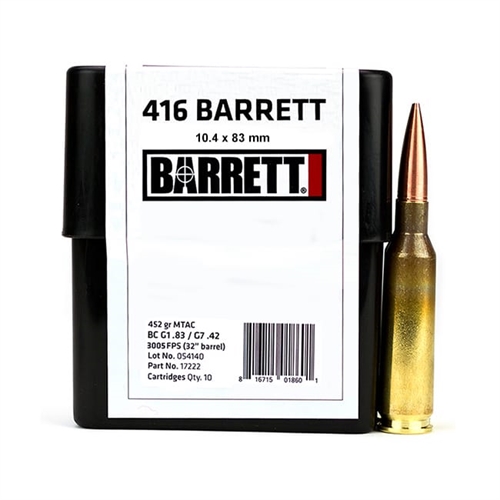 416 Barrett, CEB .452gr MTAC Box of 10|17221 Box of 10