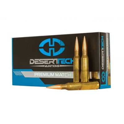 Desert Tech 338 Lapua Mag 300gr PTS Match 20rd DTM-338LM-PTS