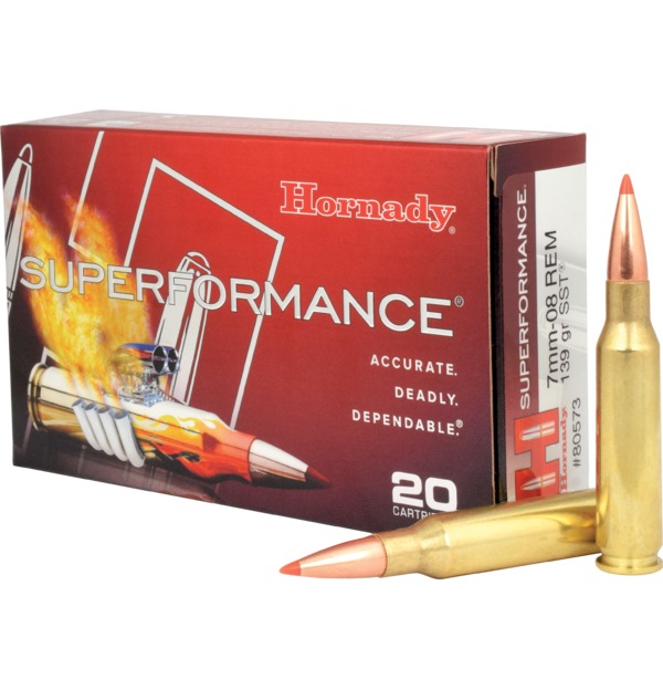 Hornady 7mm-08 Remington SST 139g Superformance Box of 20|80573