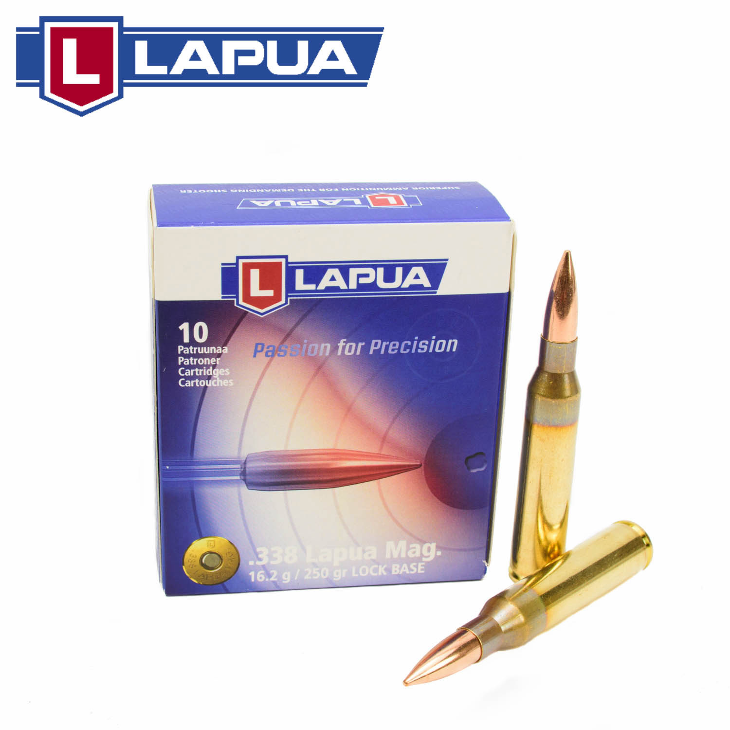 Lapua 235gr FMJ-BT Lock-Base Rifle Ammunition LU4318033