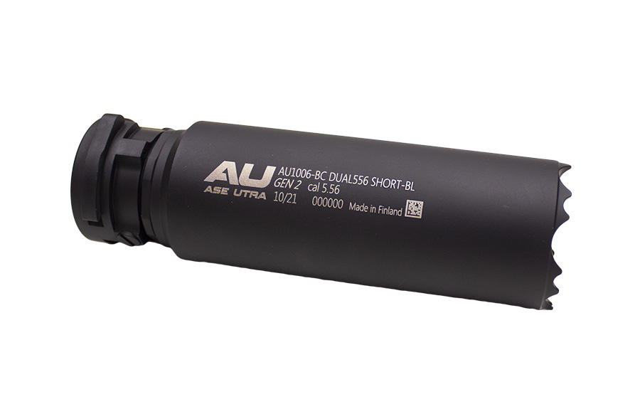 Ase Utra AU1006 Dual Short 556 Borelock Suppressor|AU1006-BC