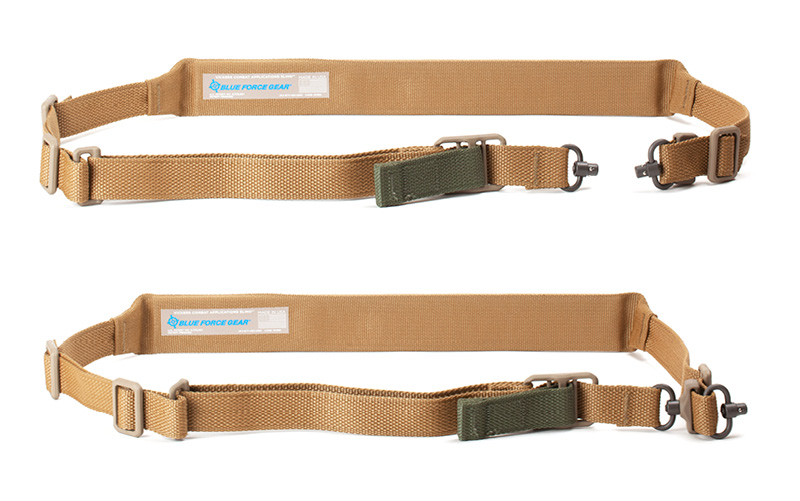 Blue Force Gear Vickers 221 Padded Push Button Sling. Coyote brown|VCAS-2T01-PB-200-AA-CB